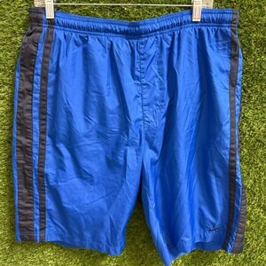 Nike Athletic Dept. Blue Running Shorts Mens Size L‎ Drawstring Lined